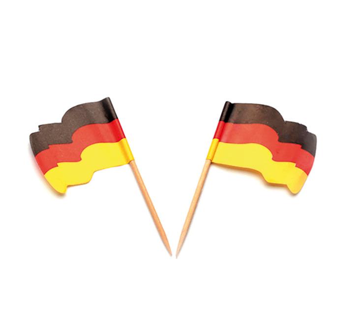 Vlagprikker Duitsland wapperend