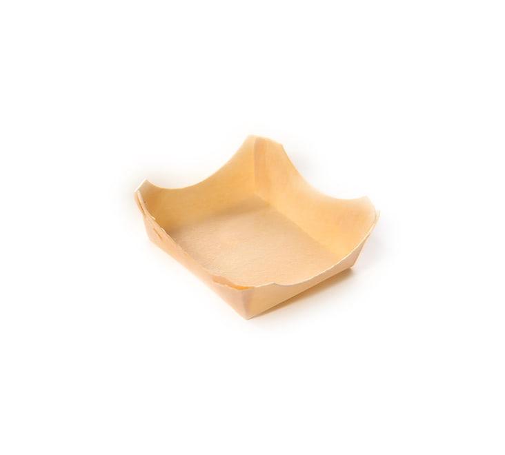 Bakje FSC® hout vierkant (dennen)