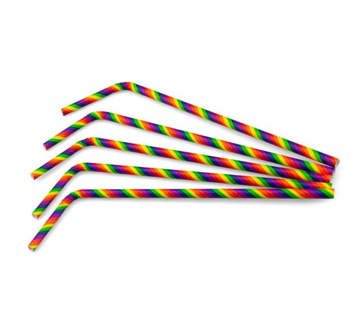 Buigrietje papier (FSC®) Rainbow